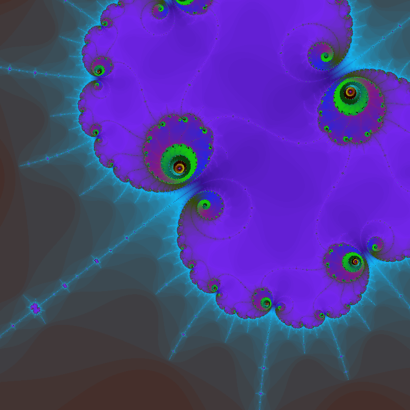 Mandelbrot Palette Log Random Color