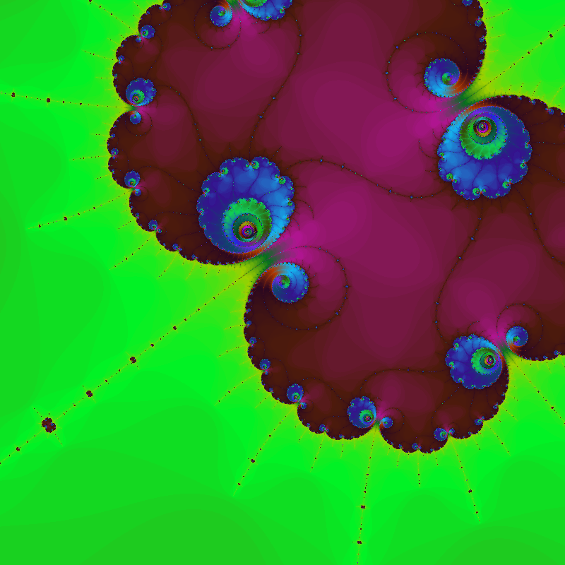 Mandelbrot Palette Random Colors