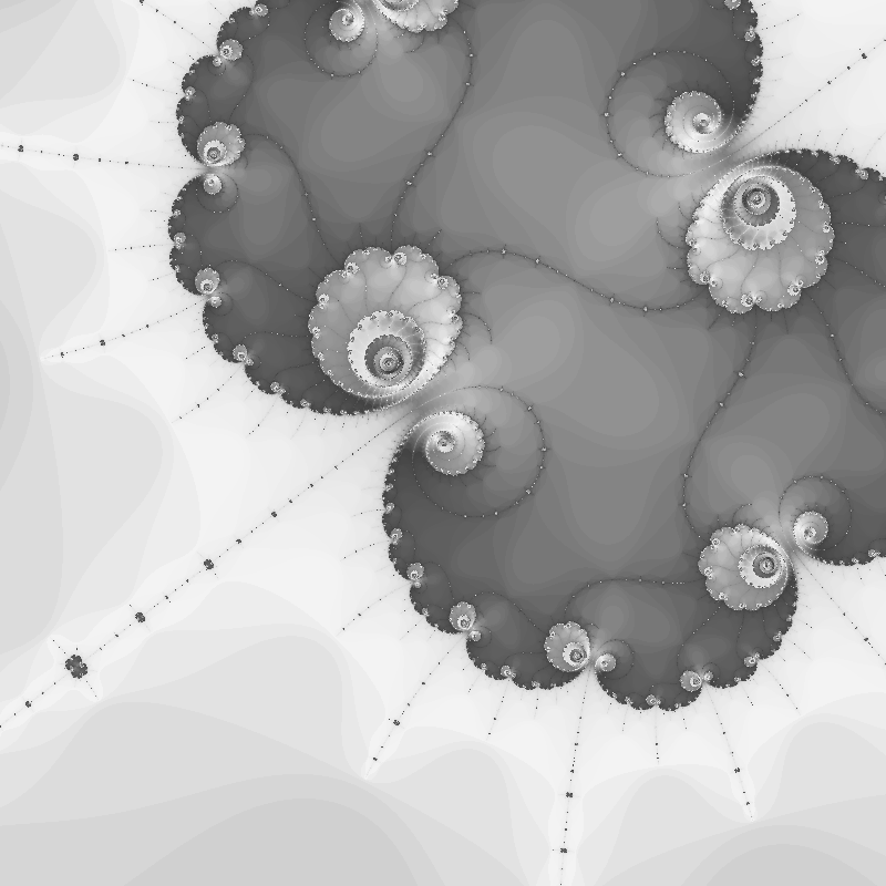 Mandelbrot Palette Random Gray