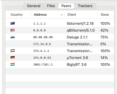 Transmission Remote GUI screenshot 2