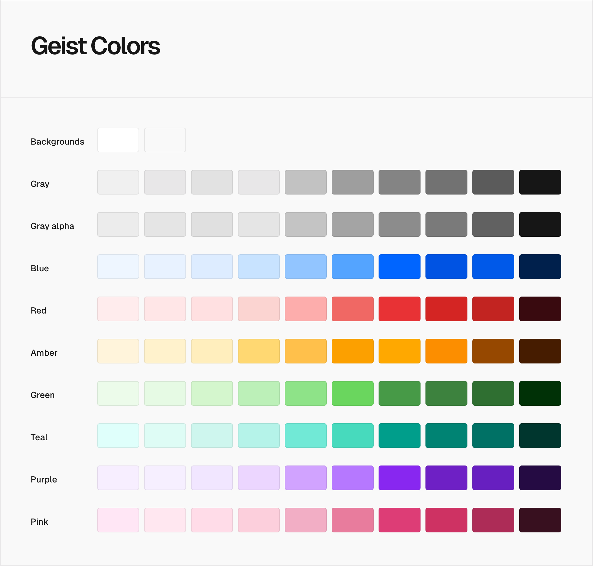 Geist Colors