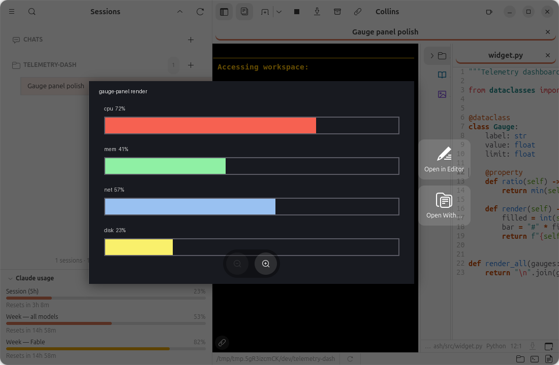 show_image result: the render floating in the in-app lightbox