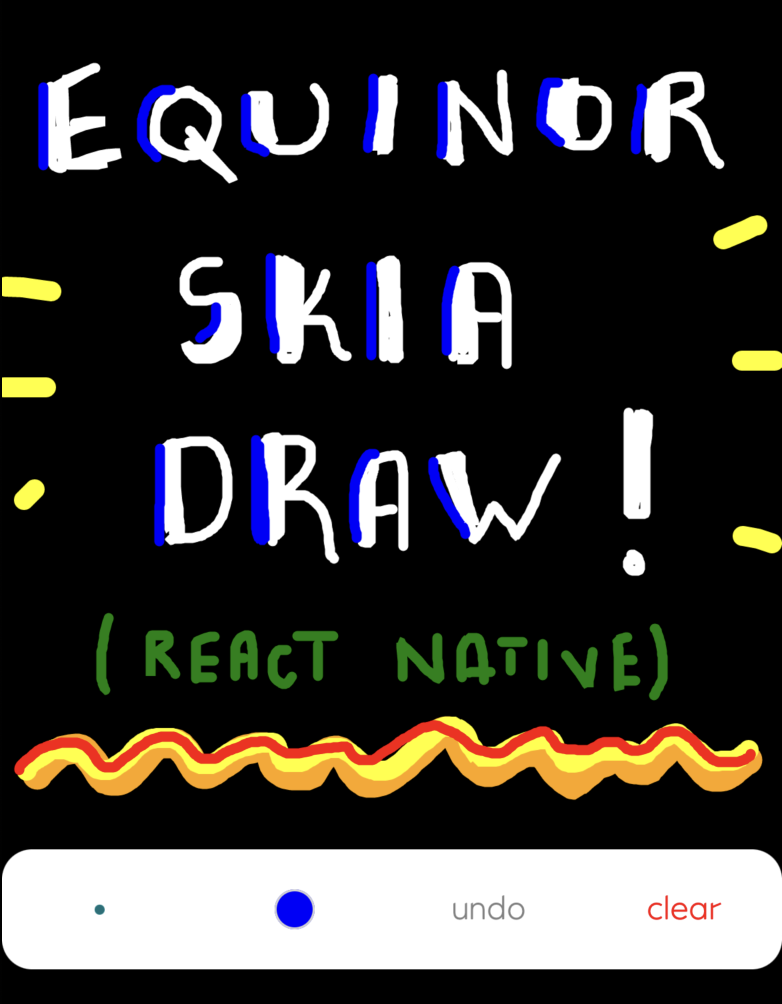 The Equinor React Native library for all things drawing!