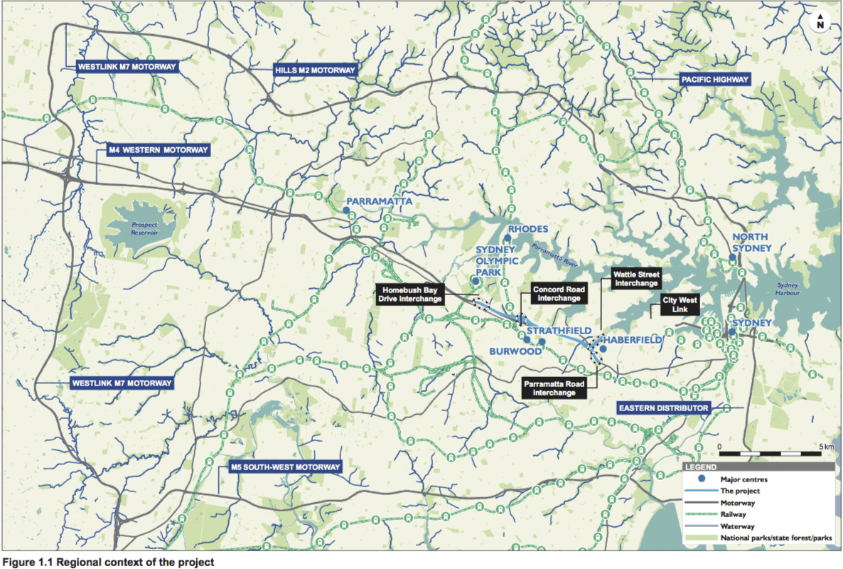 M4 Motorway Map