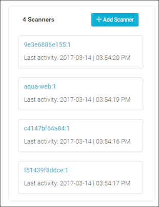 Scanner list
