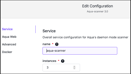 aqua-scanner advanced install