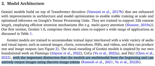 Gemini report