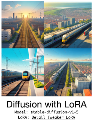 LoRA case 1: with LoRA