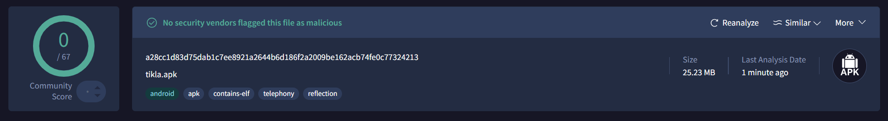 Virüs Test Sonucu