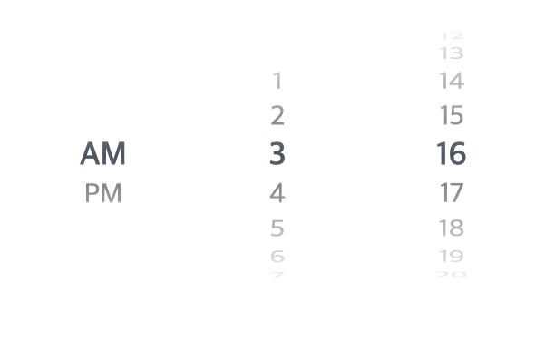 12 hours format
