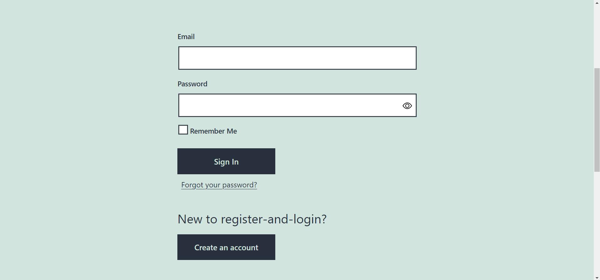Login Form
