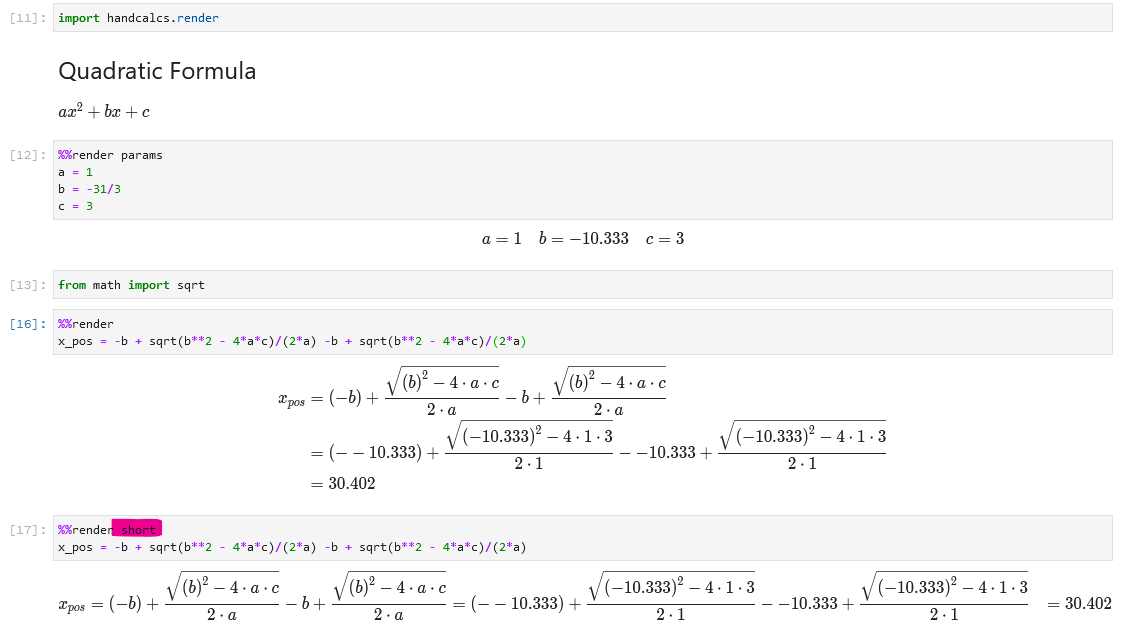 Short override example