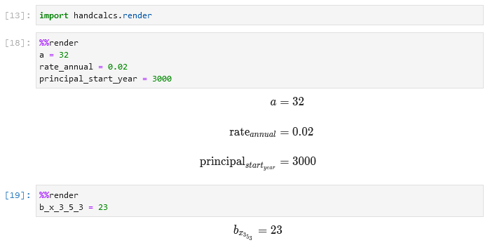 Subscripts demo