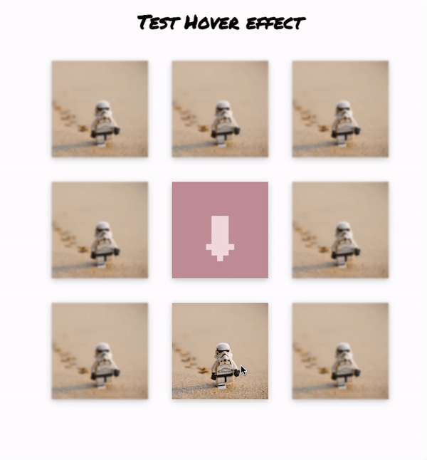gif of the effect