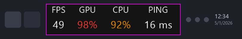 Compact widget