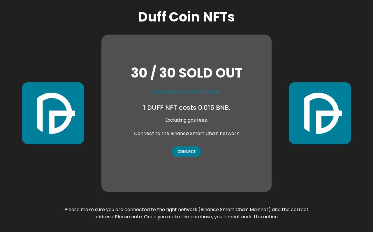 Duff Coin NFTs
