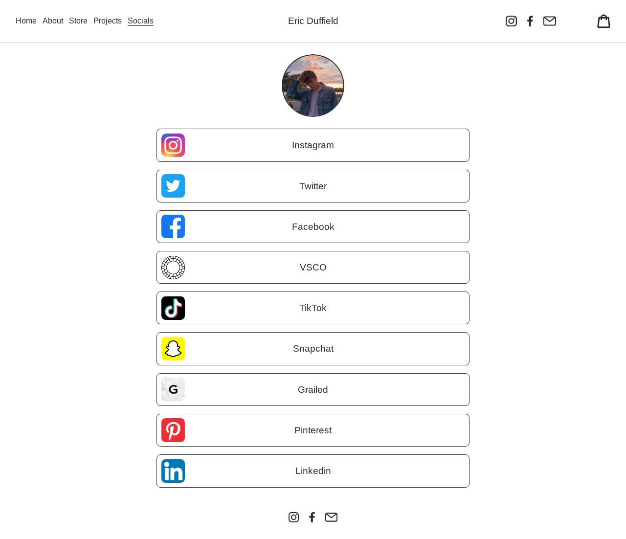 Eric Duffield Socials