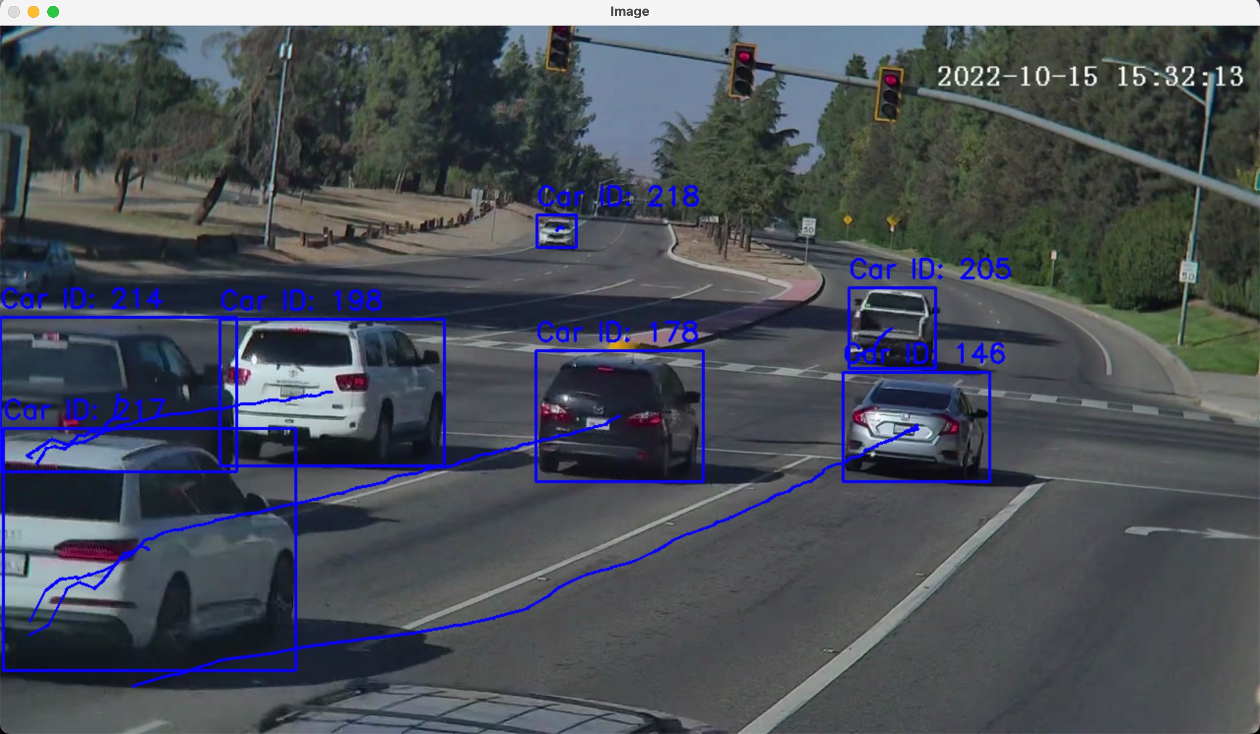 Cars Being Tracked in Daytime