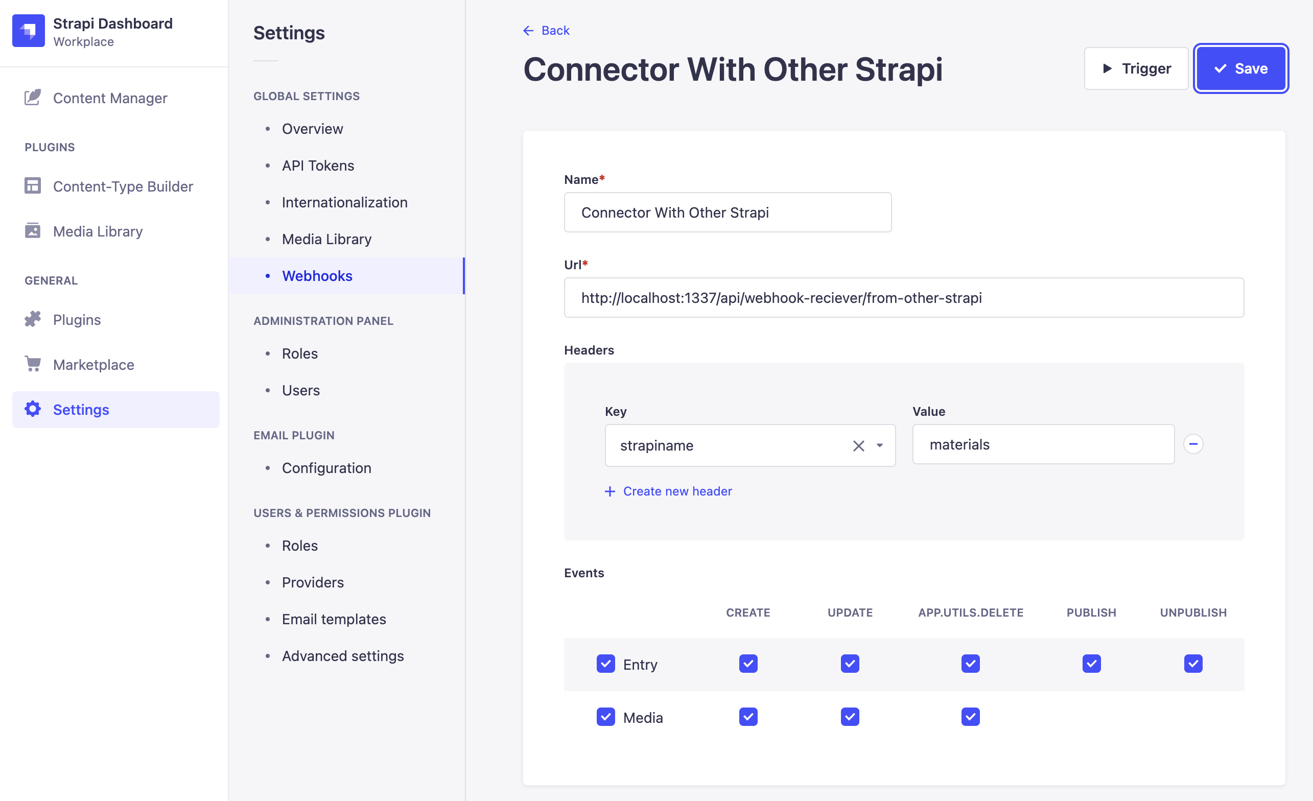 Webhook Creation