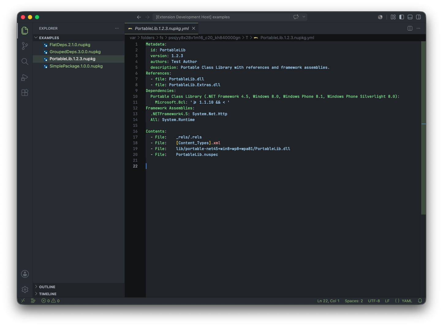 YAML view toggle