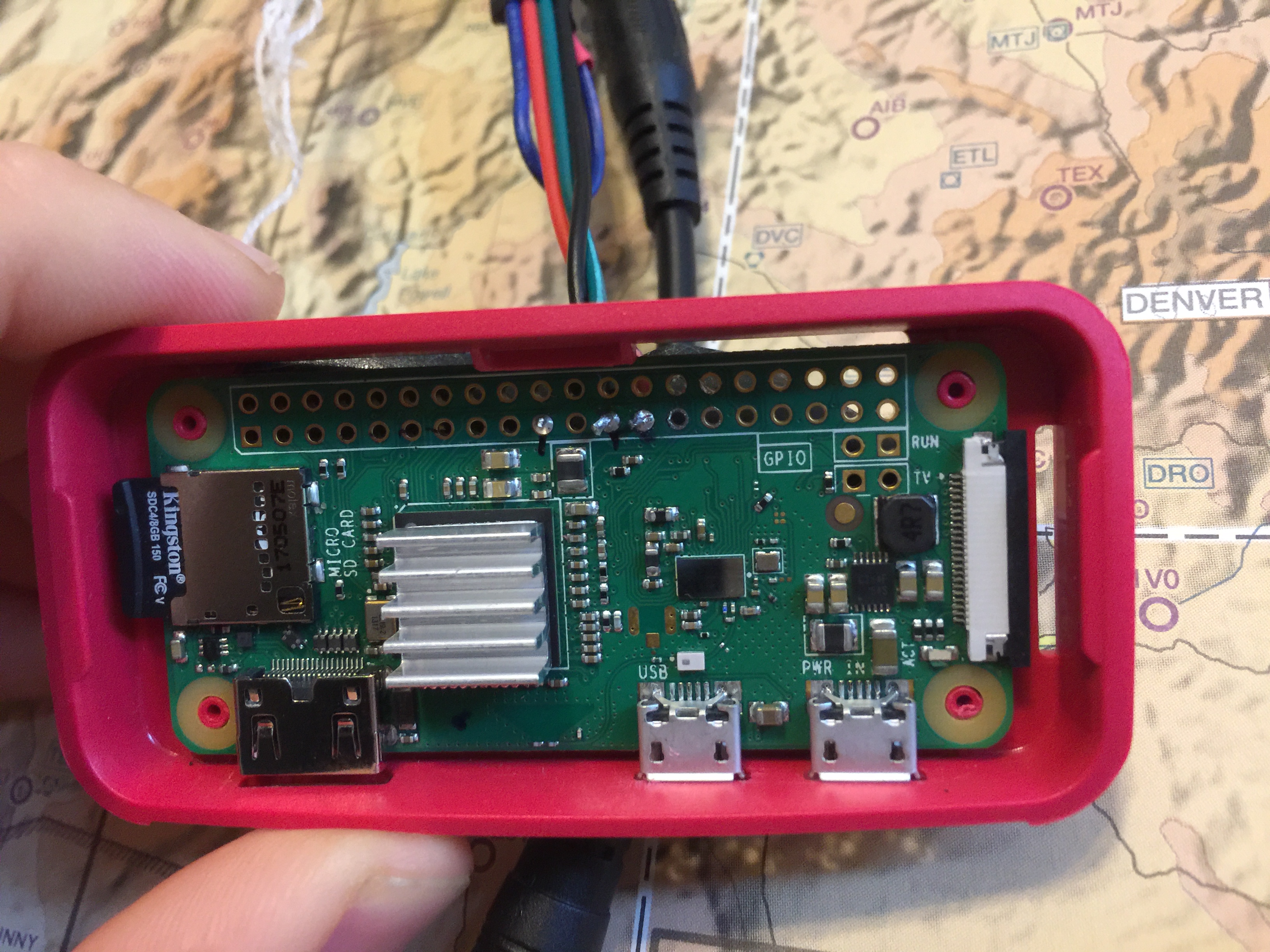 Pi Wiring From Top