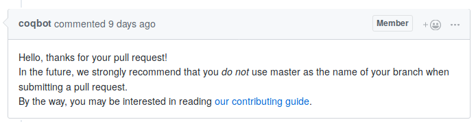 pull request recommendation screenshot