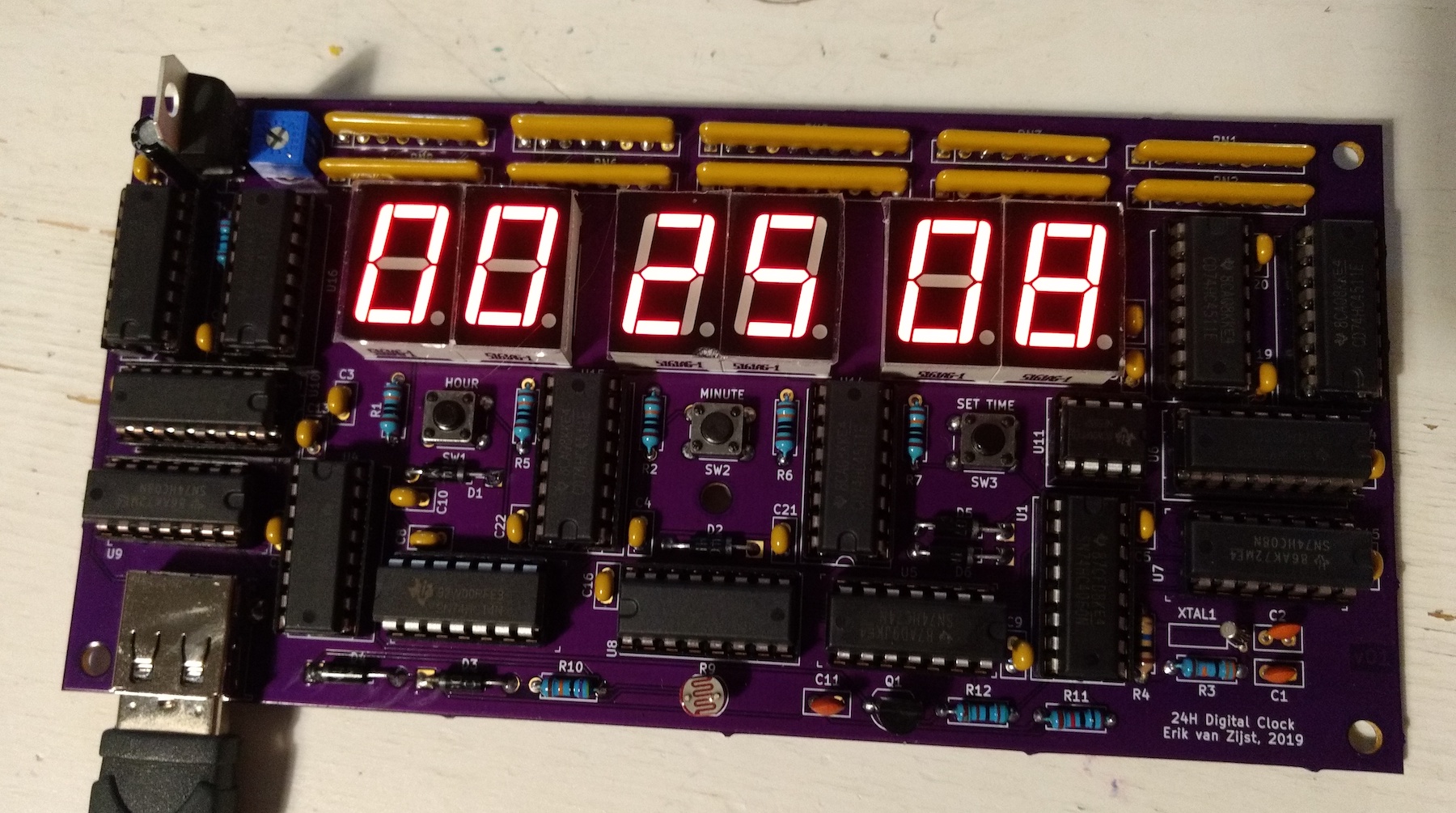 24h Digital Clock, from the project README