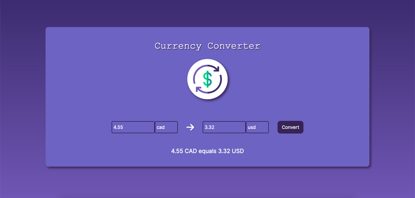 Currency Converted