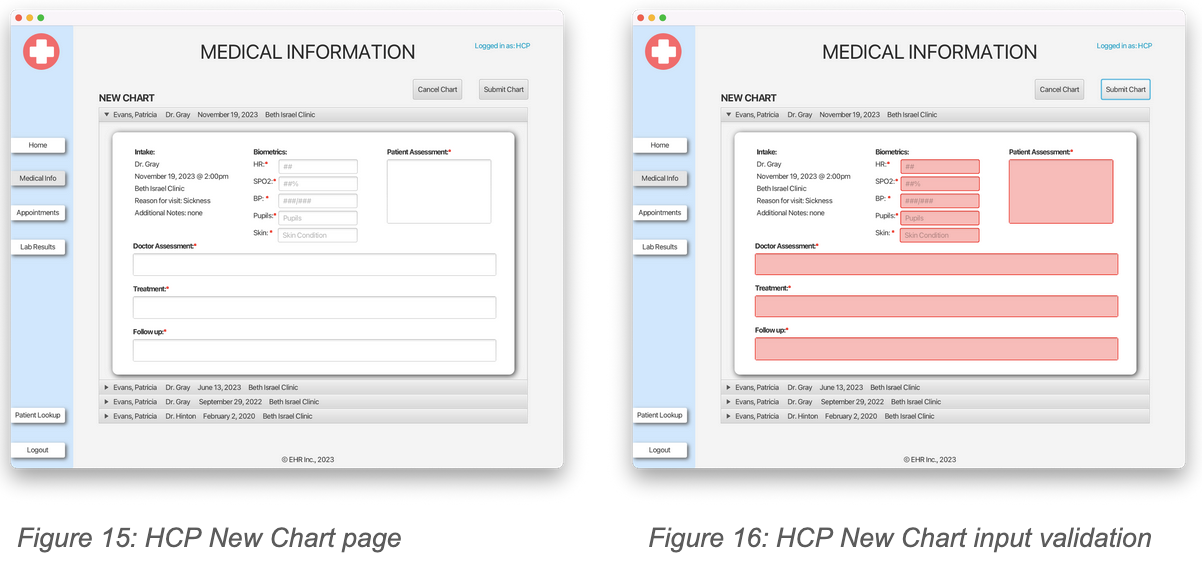 EHR HCP View