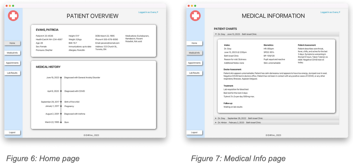 EHR Patient View