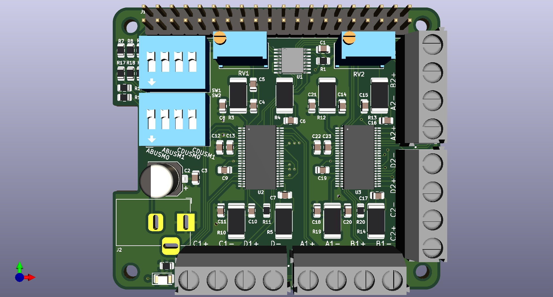 Raspberrypi stepper motor, from the project README