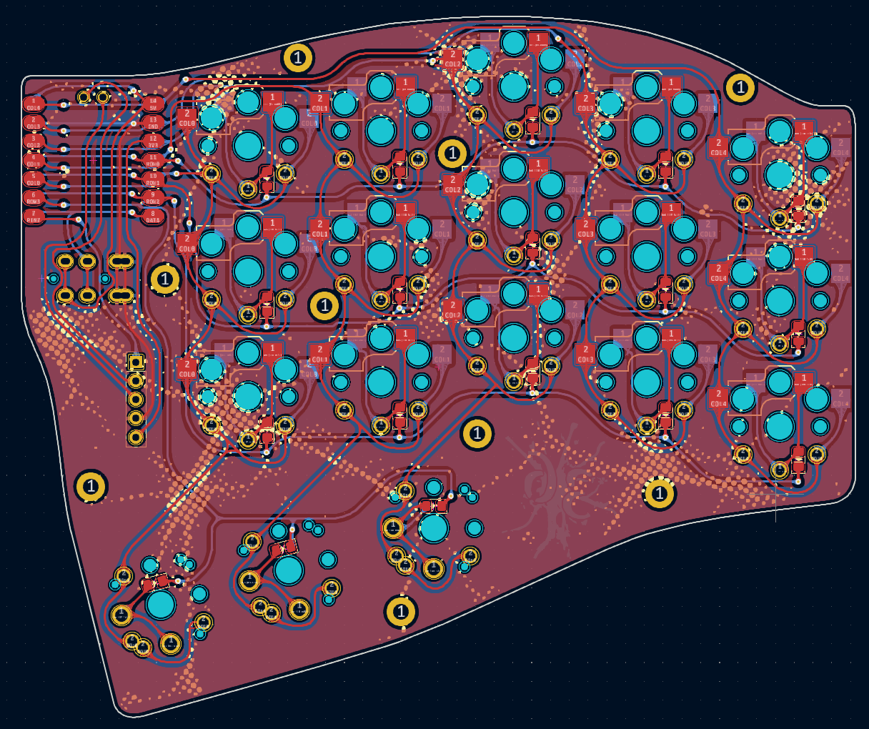 PCB in kicad