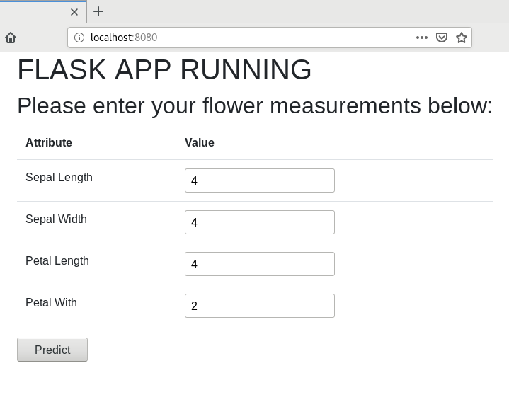 Input web ui