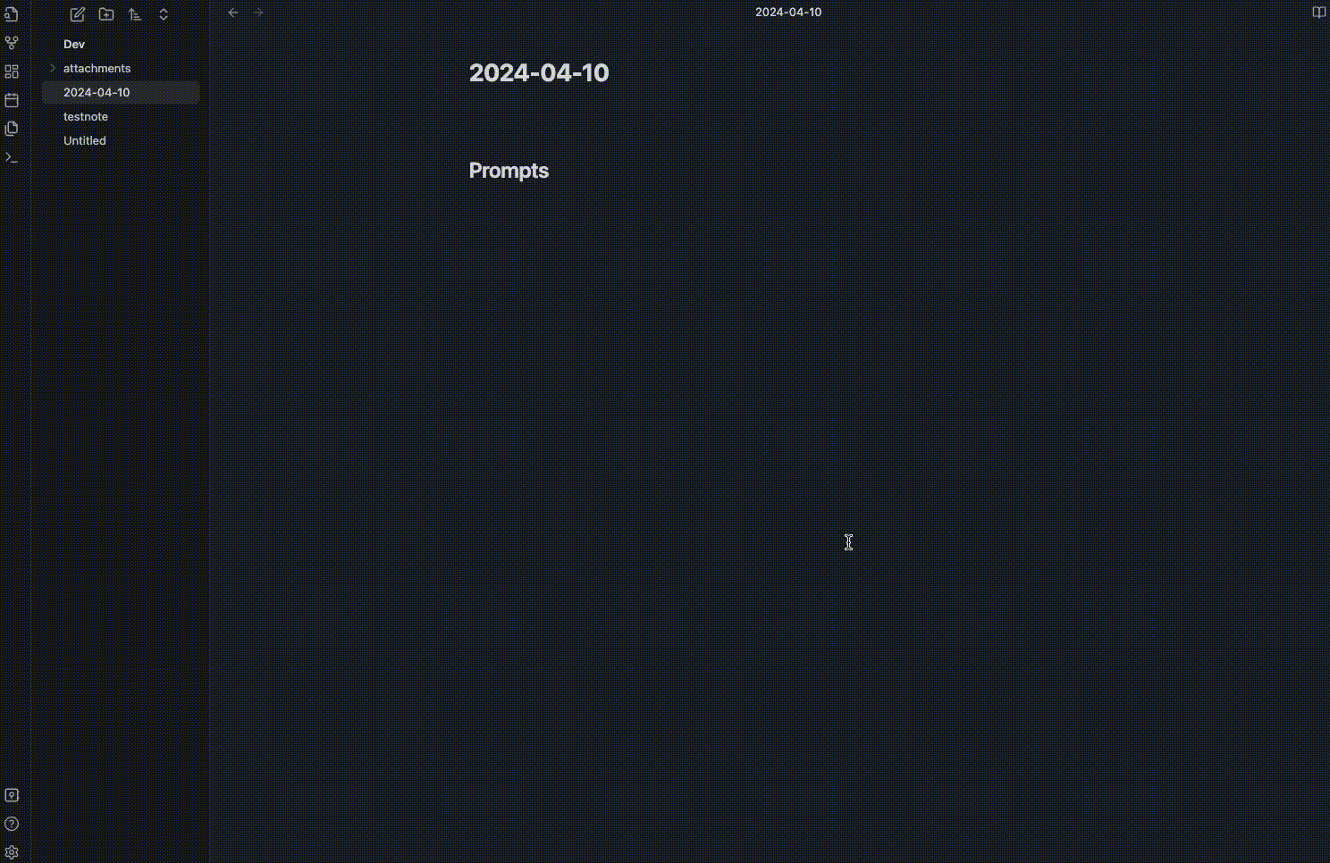 A demo of the plugin working
