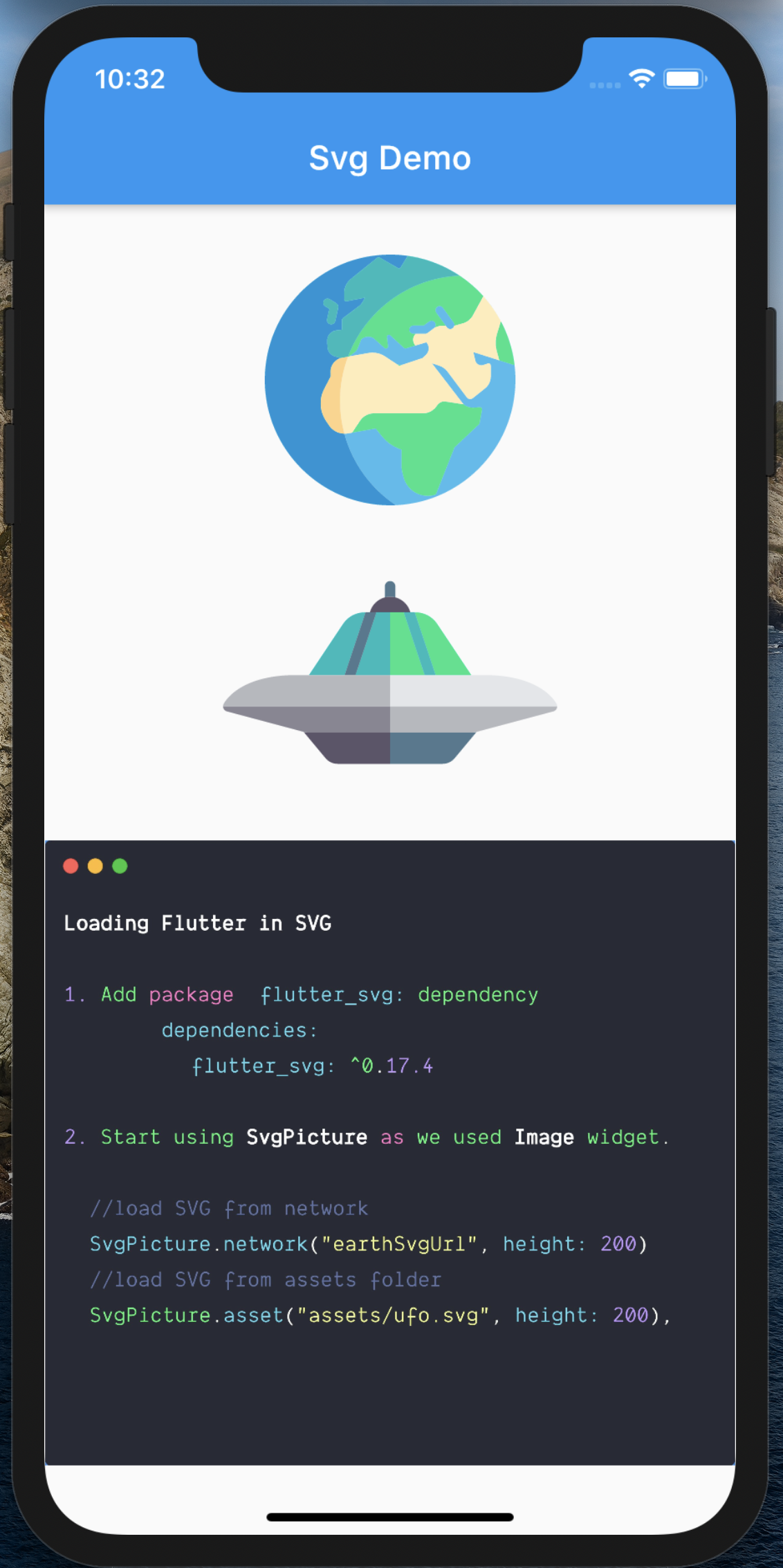 Free Show Svg In Flutter