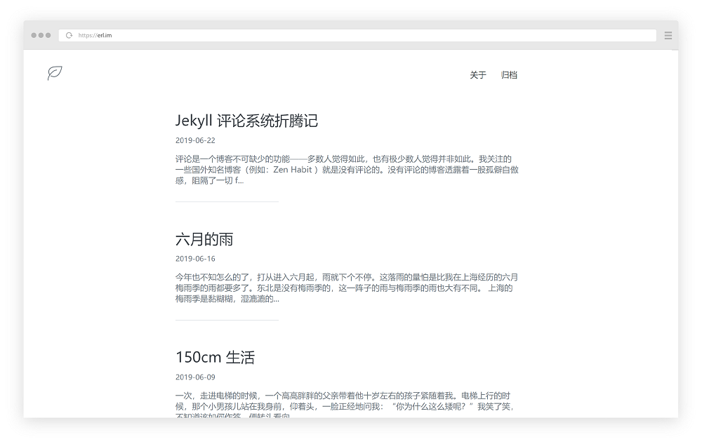 jekyll-theme-persephone 网站模板截图