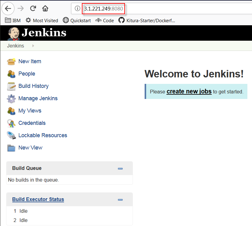 Jenkins installed