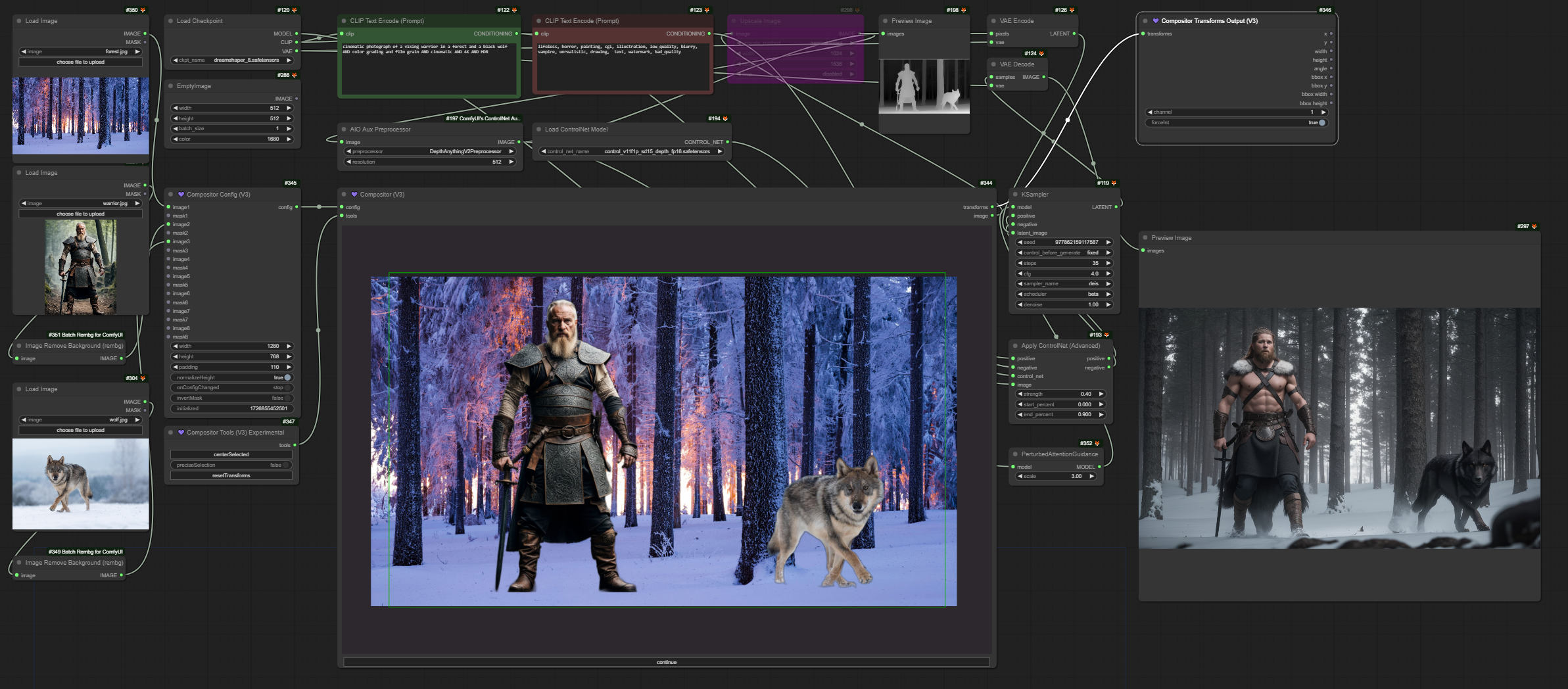 the compositor node
