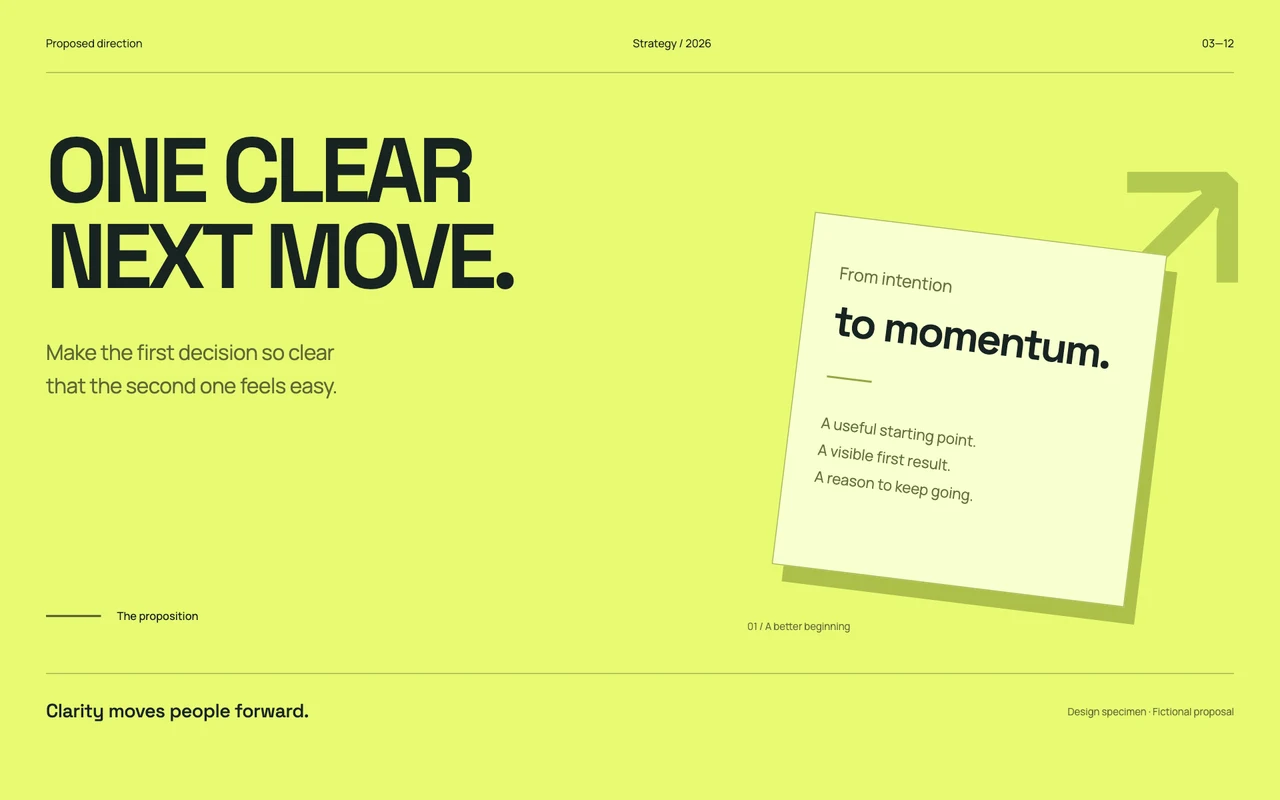 Narrative Pitch design specimen