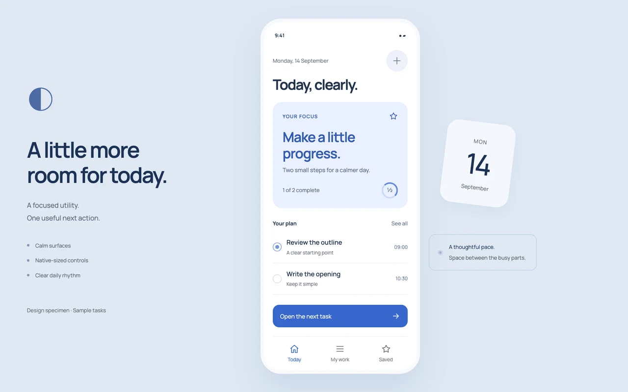 Pocket Utility design specimen