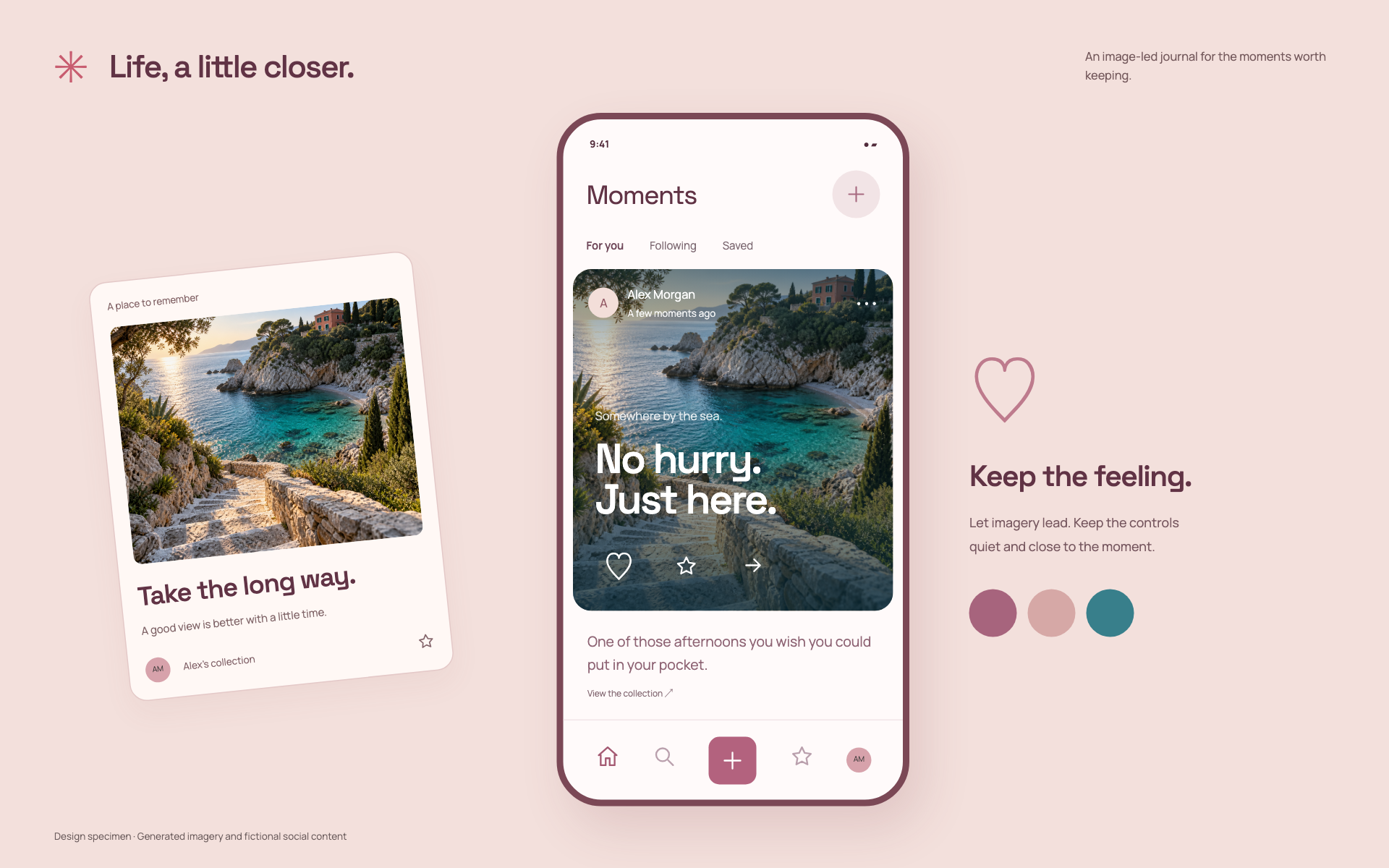 Social Canvas design system specimen