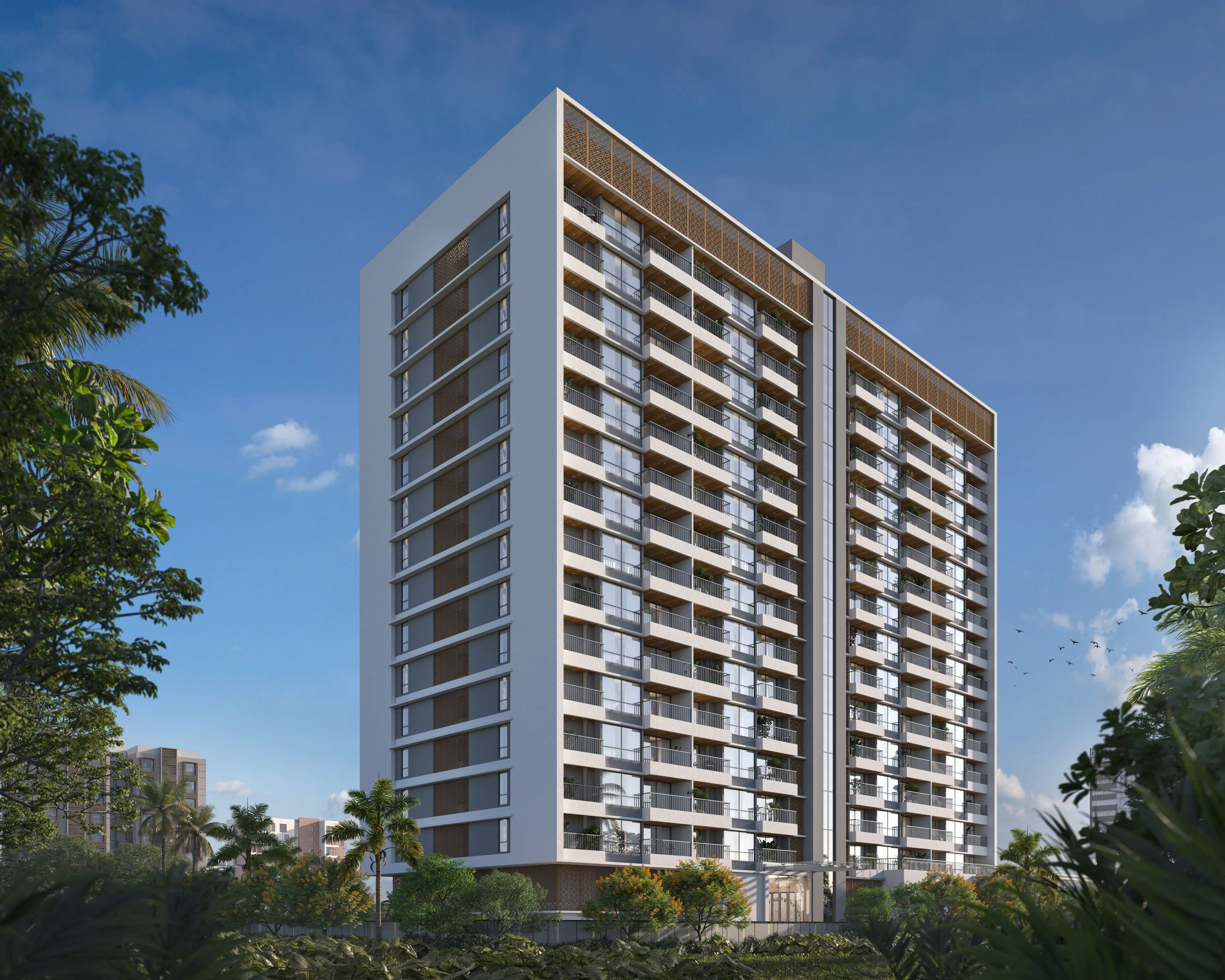 Legacy Ekam Tower Exterior Render