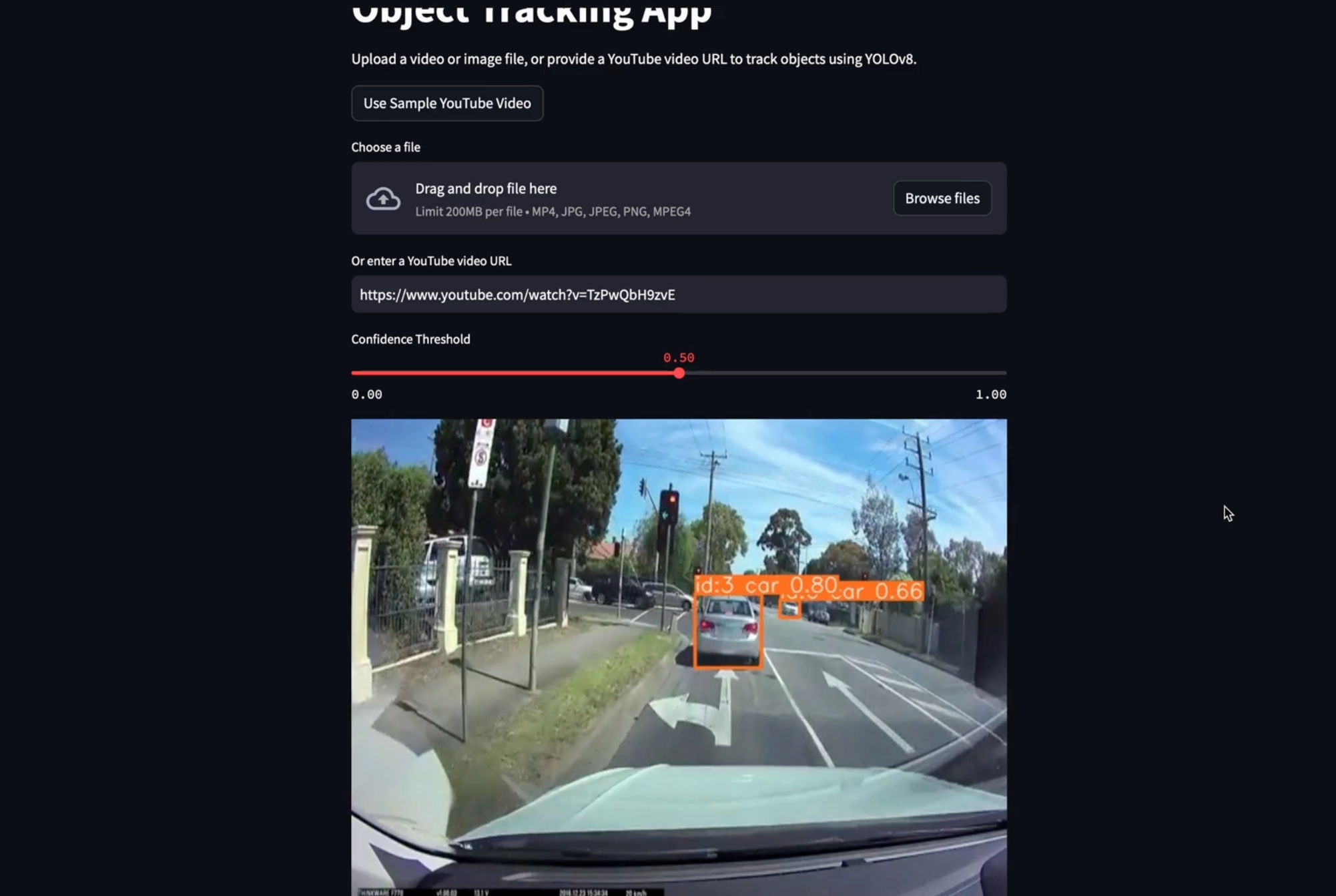 Image of car detection