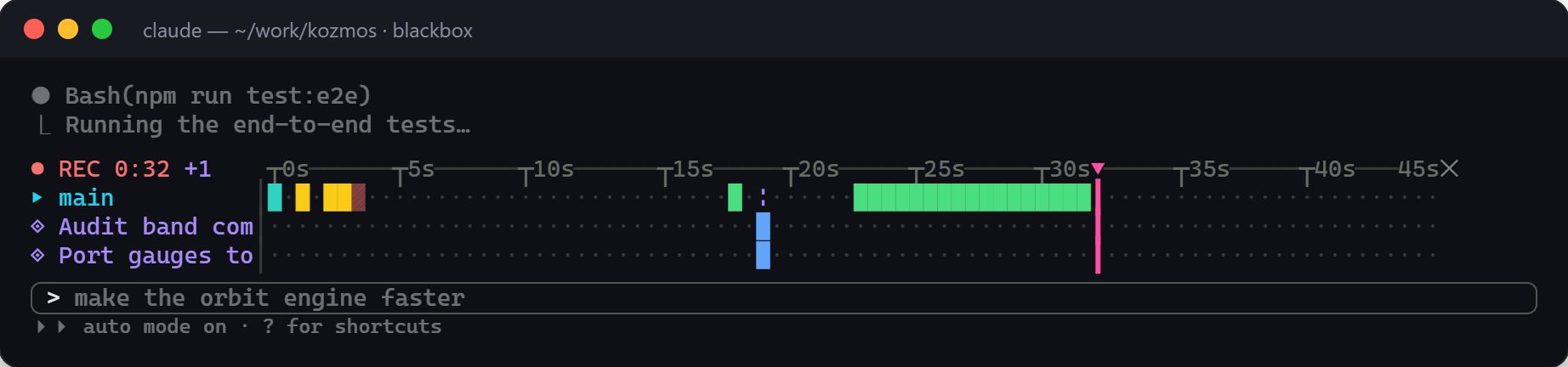blackbox in the terminal