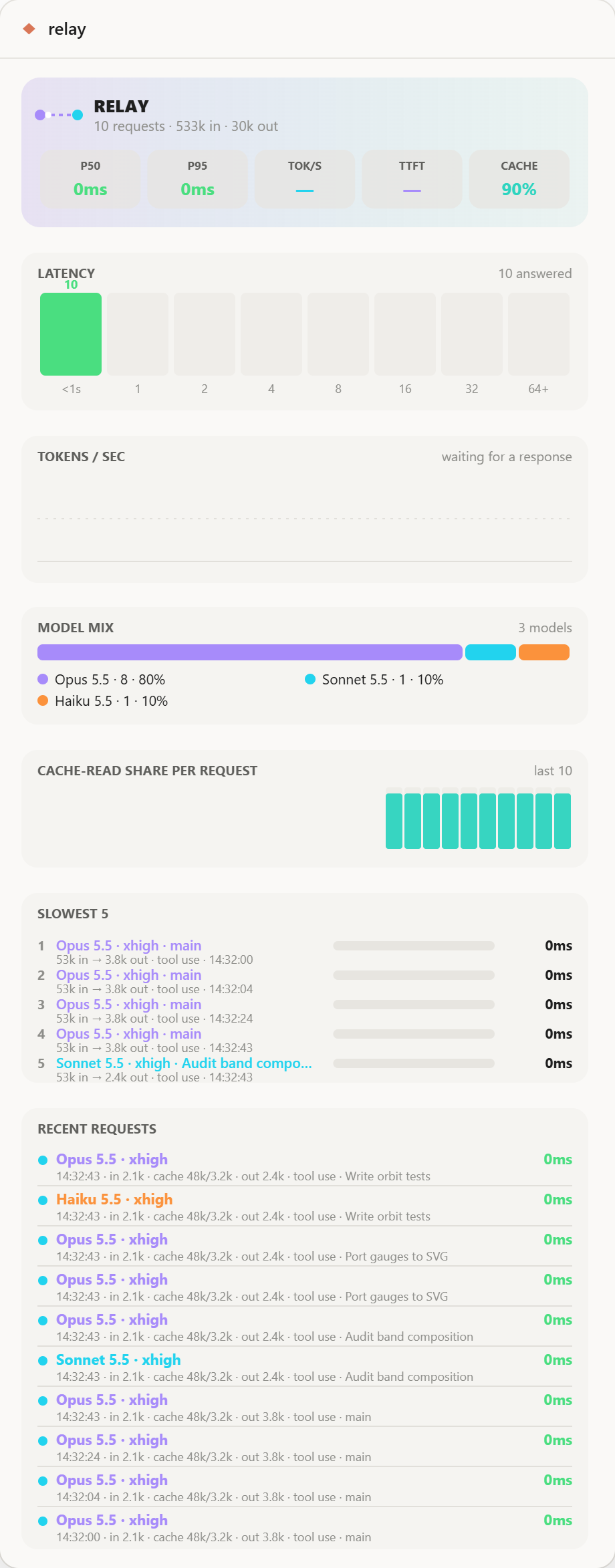 relay in the desktop app