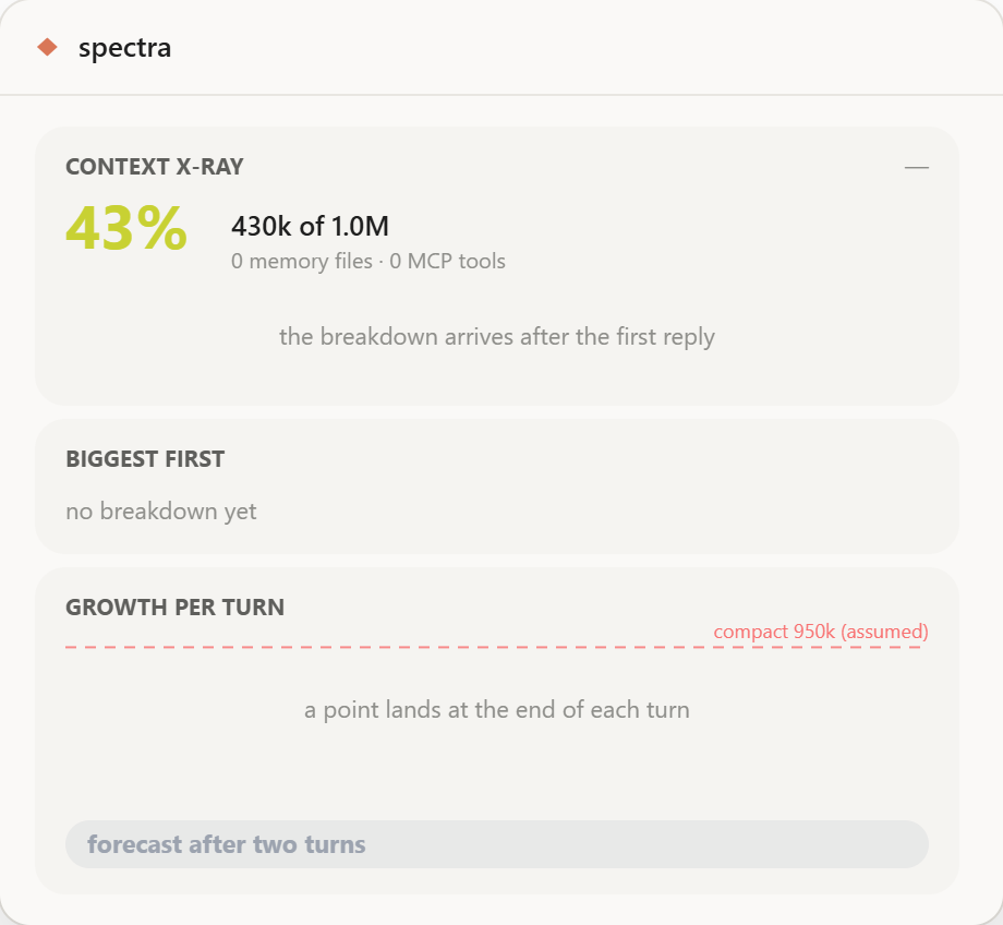 spectra in the desktop app