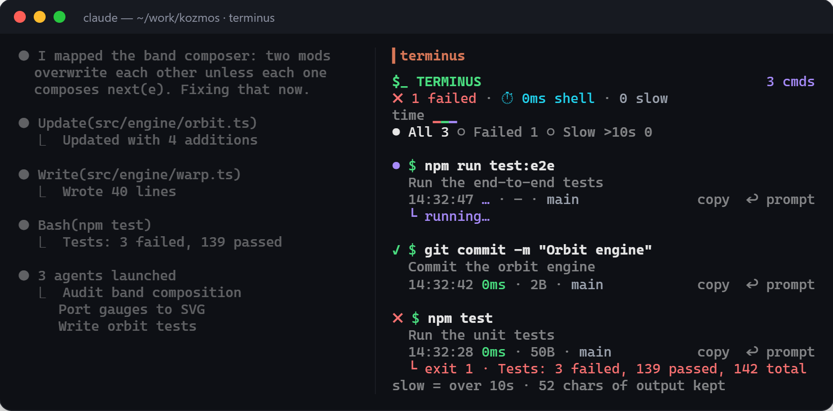 terminus in the terminal