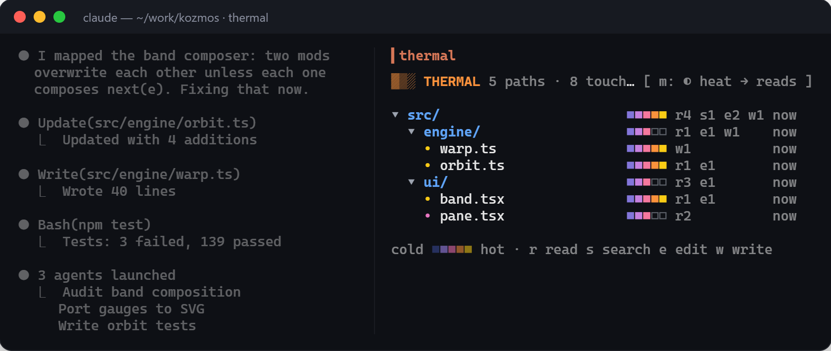 thermal in the terminal
