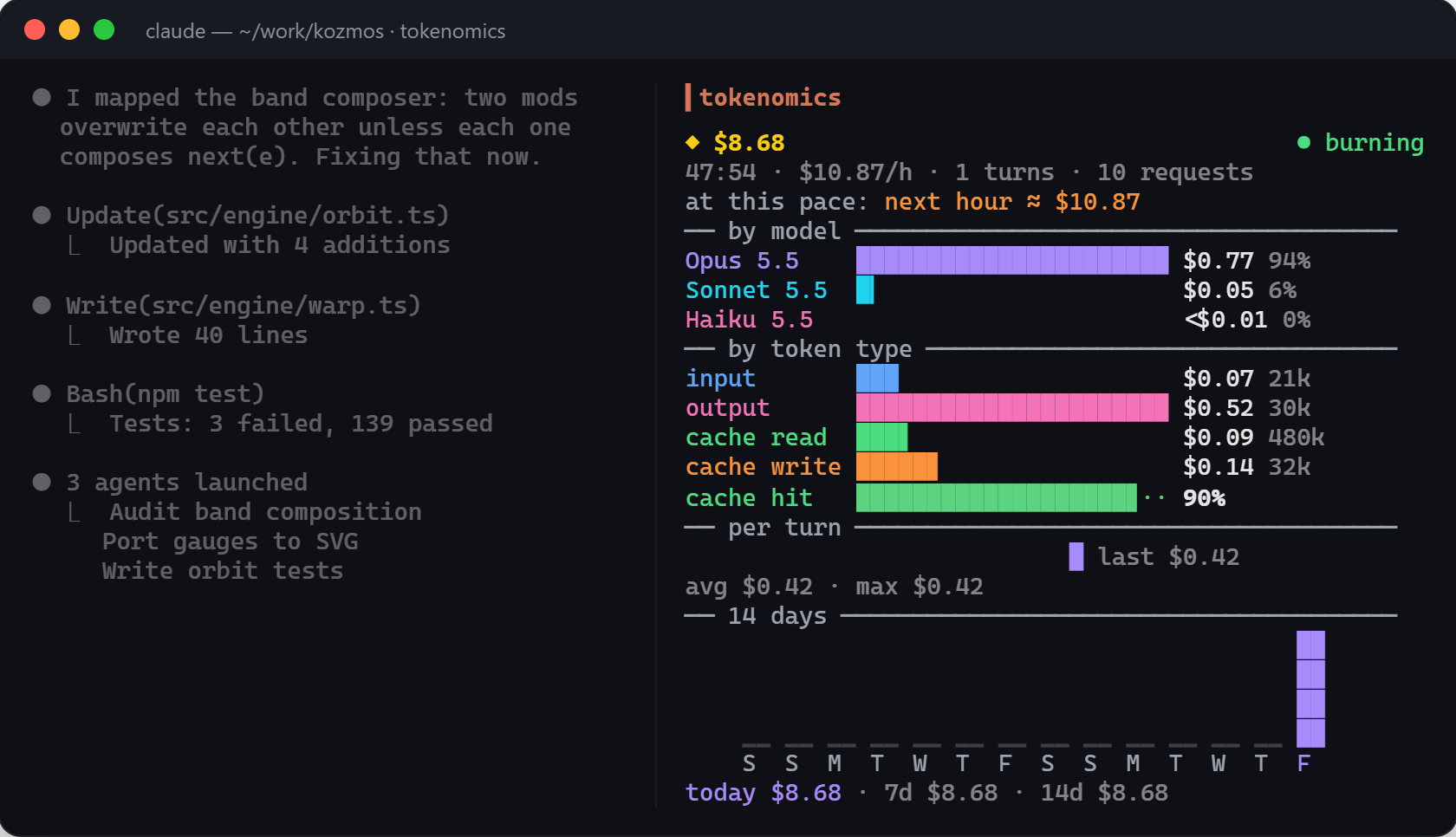 tokenomics in the terminal