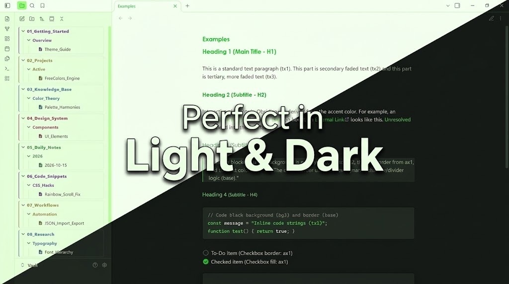 Light and Dark Comparison